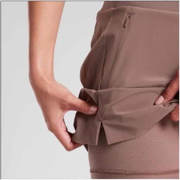 Athleta | Soho Skort | Mineral Brown | Sz 8 - Picture 3 of 8